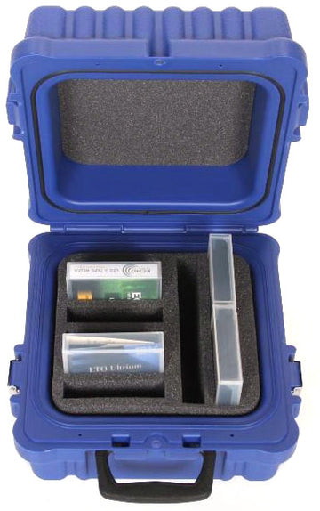 Turtle Storage Case, LTO, 42443 Holds 10, Waterproof, Blue